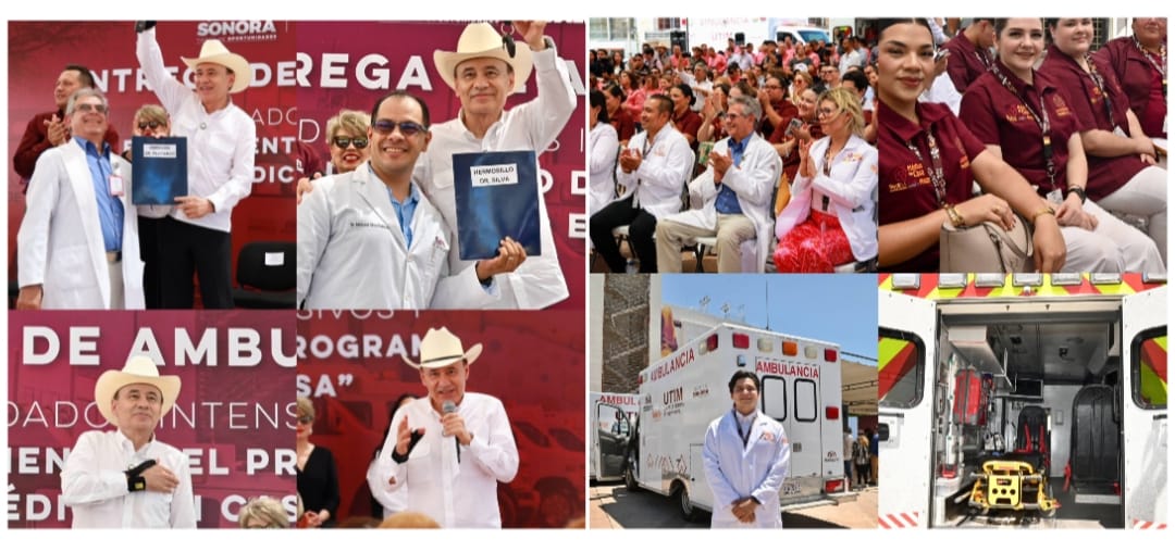 Gobernador Durazo cumple demanda histórica de Isssteson con nuevas ambulancias y relanzamiento de “Médico en Casa”