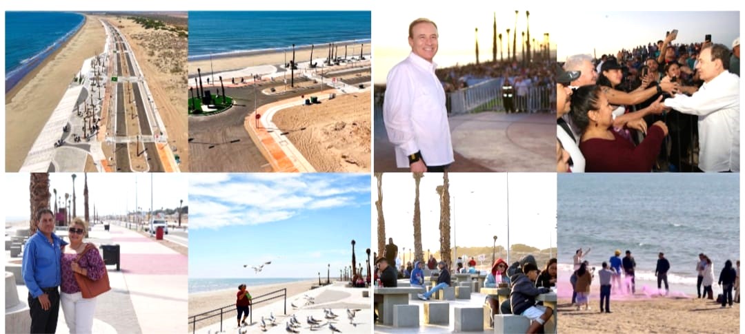 Con nuevo Malecón, Gobernador Durazo convierte a Huatabampito en atractivo turístico Semana Santa en Sonora