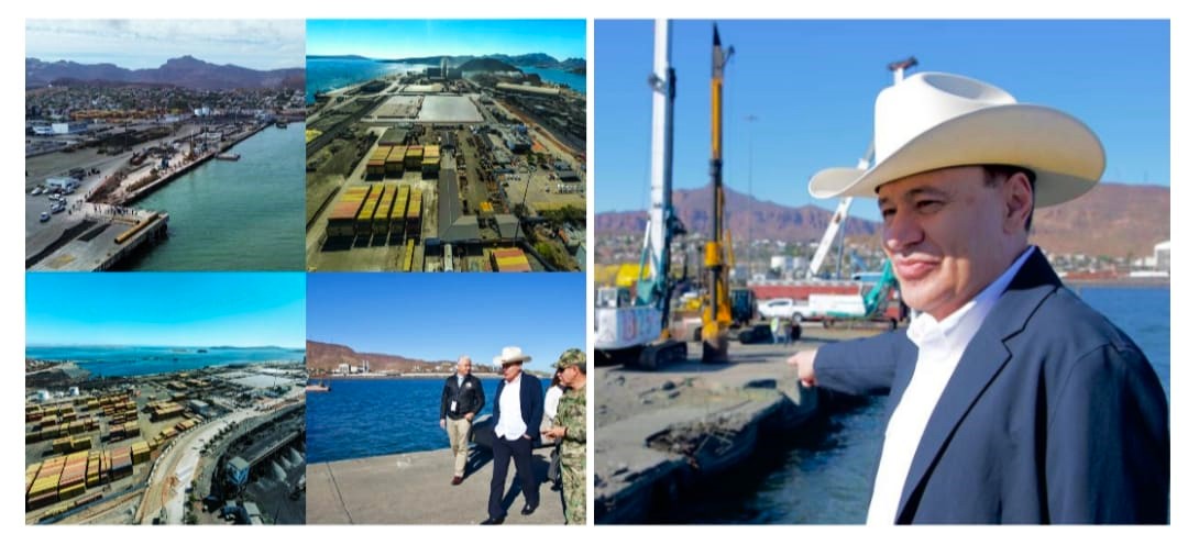 Anuncia Gobernador Durazo plan piloto de Ford para envío de vehículos por el Puerto de Guaymas