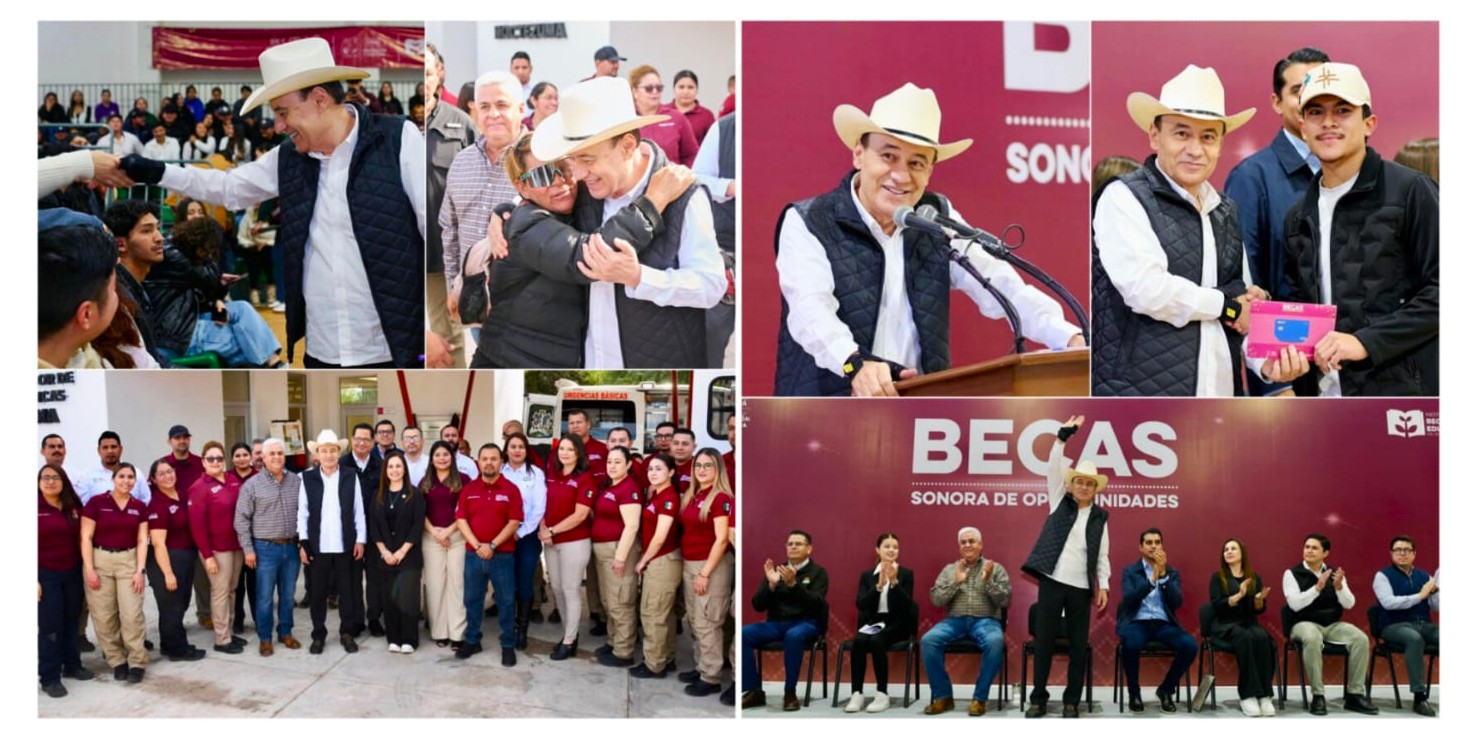 Con becas, infraestructura educativa y salud, Gobernador Durazo mejora la calidad de vida en la Sierra Alta