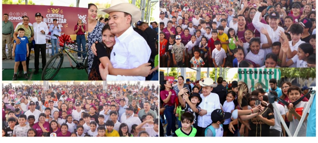 Gobernador Durazo impulsa formación de más de 100 mil niños y jóvenes con Centros de Bienestar
