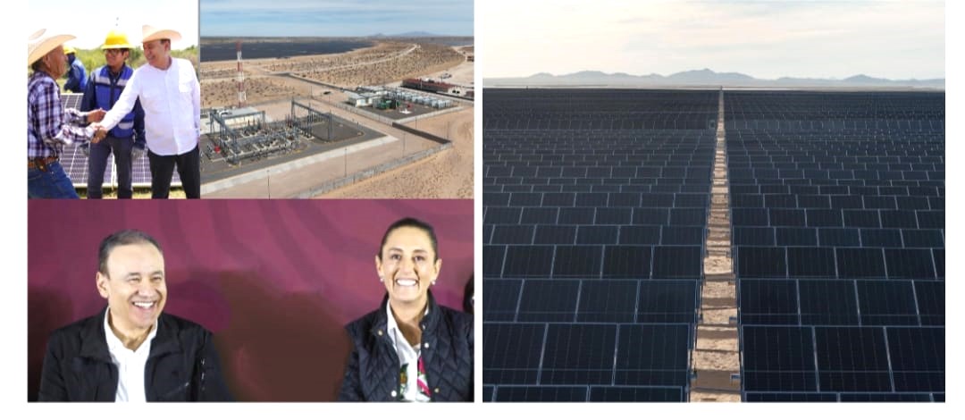 Logra Gobernador Durazo incrementar plantas fotovoltaicas en Peñasco con respaldo de Presidenta Sheinbaum