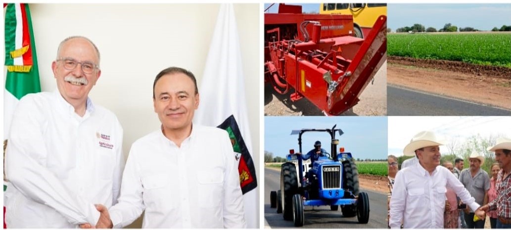 Gobernador Durazo y Gobierno de México garantizan apoyos directos al campo sonorense