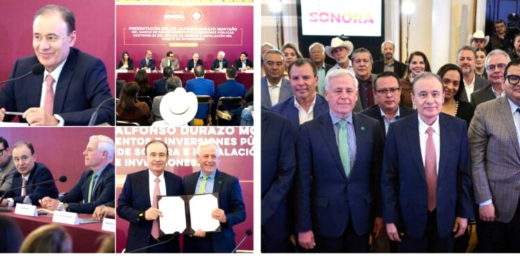 Gobernador Durazo concreta acuerdo de financiamiento para infraestructura sostenible en Sonora