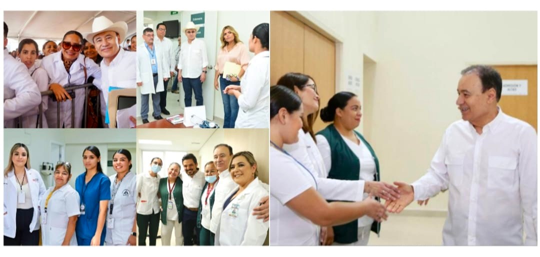 Cumple Gobernador Durazo a trabajadores de la salud; avanza solución a demandas laborales