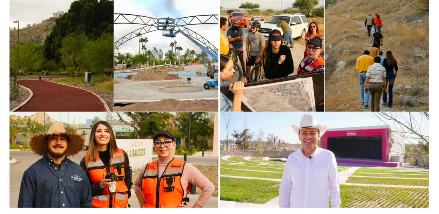 Gobernador Durazo avanza en la transformación histórica del Bosque Urbano La Sauceda y el Cerro de la Cementera