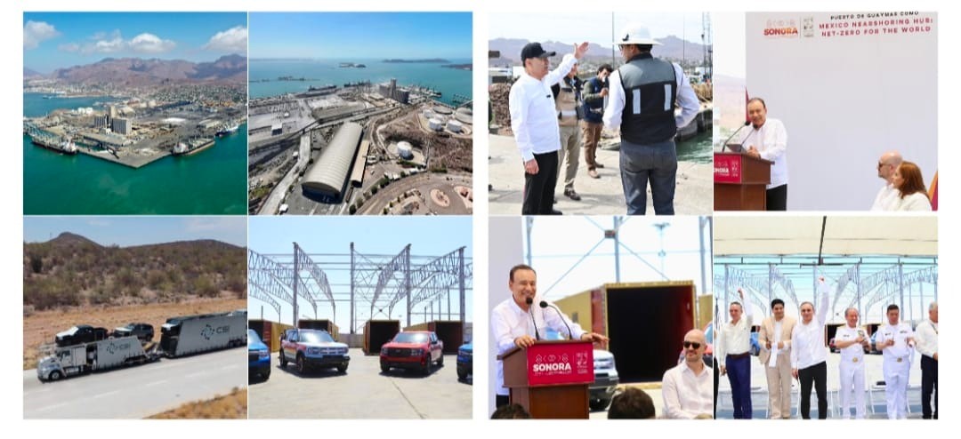 Consolida Gobernador Durazo modernización del Puerto de Guaymas como puerta logística del noroeste