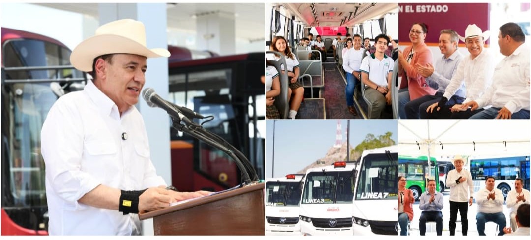 Gobernador Durazo consolida modernización histórica del transporte con 371 nuevas unidades en Sonora