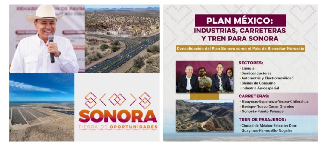 Gobernador Durazo consolida a Sonora como polo de bienestar con proyectos del Plan México