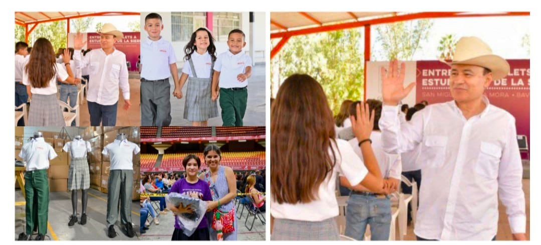 Garantiza Gobernador Durazo entrega anticipada de uniformes escolares del ciclo 2025-2026