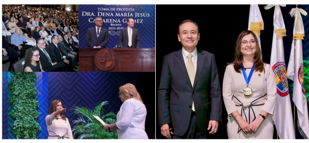 Gobernador Durazo reconoce a nueva rectora de Unison; refrenda compromiso con la transformación educativa