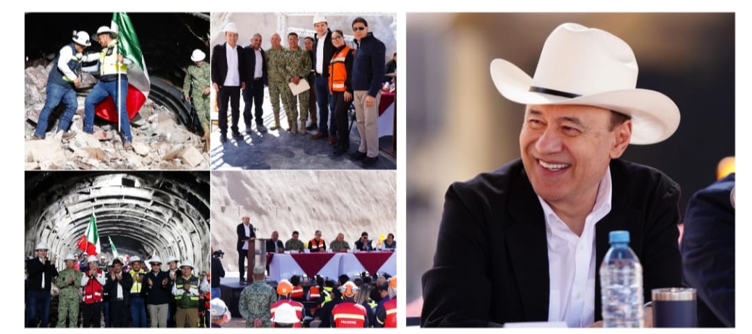 Encabeza Gobernador Durazo avance histórico con primera conexión del túnel ferroviario en Nogales