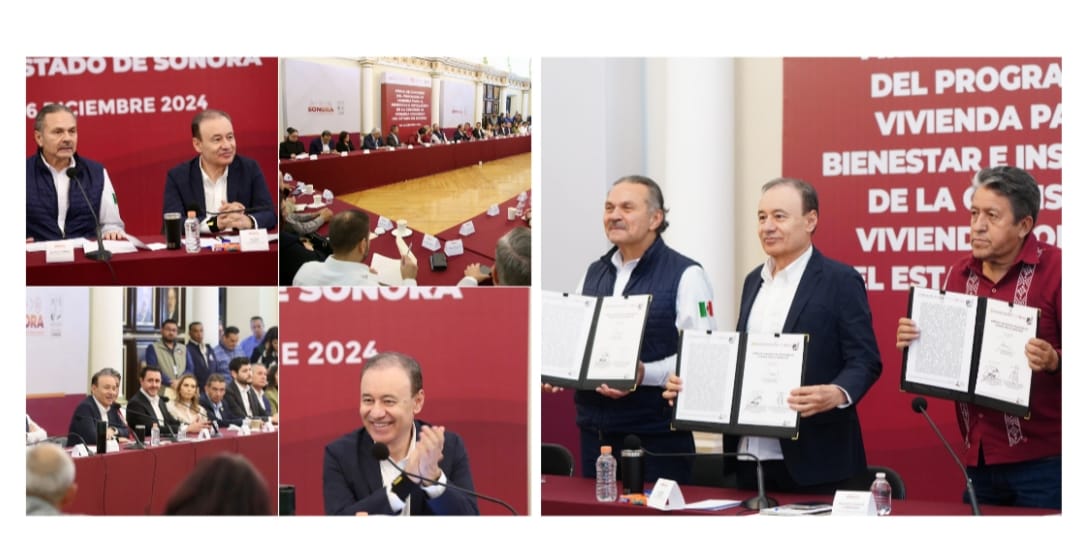 Gobernador Durazo encabeza plan nacional de vivienda con 33 mil 800 casas para sonorenses