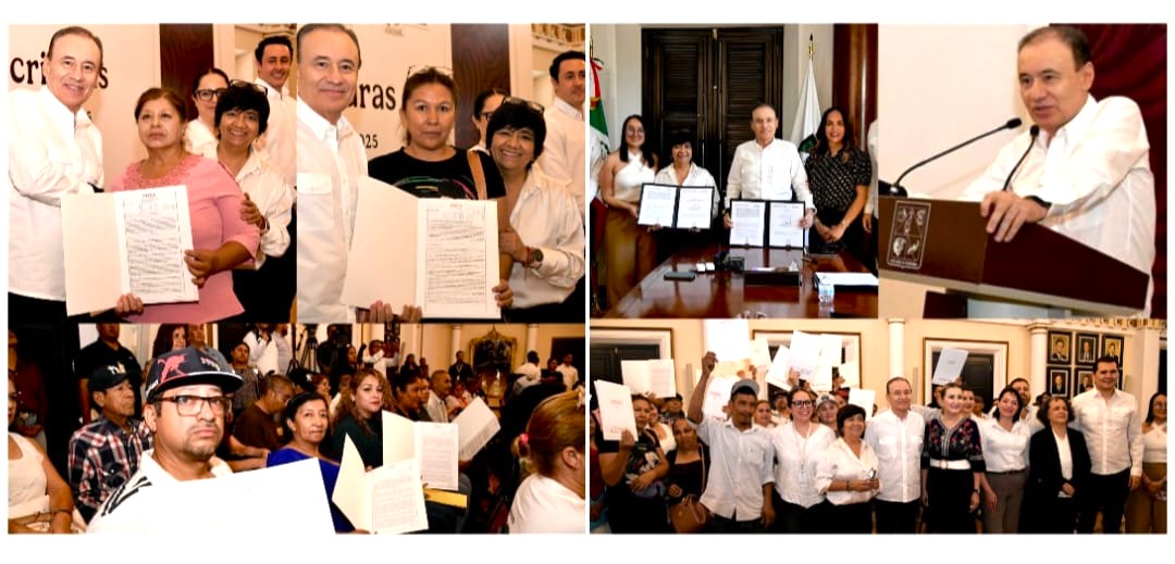 Gobernador Durazo garantiza seguridad patrimonial con entrega de escrituras y vivienda para personas en situación de víctimas