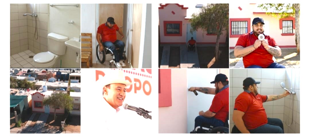 Gobernador Durazo entrega vivienda adaptada a medallista paralímpico Edgar Fuentes en reconocimiento a su talento