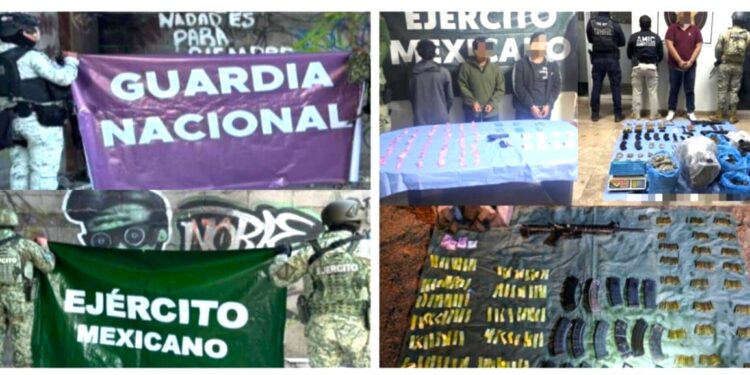 Mesa Estatal de Seguridad refuerza combate a la delincuencia con aseguramiento de armas y narcótico en 2025