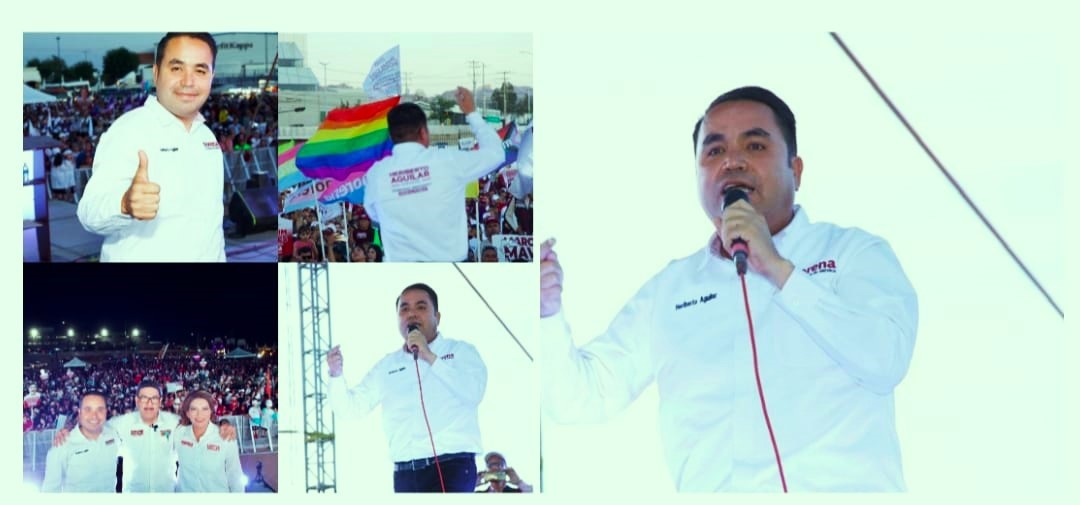 Llegó la hora, este 2 de junio mandaremos al “basurero de la historia” a los corruptos del PRIAN: Heriberto Aguilar