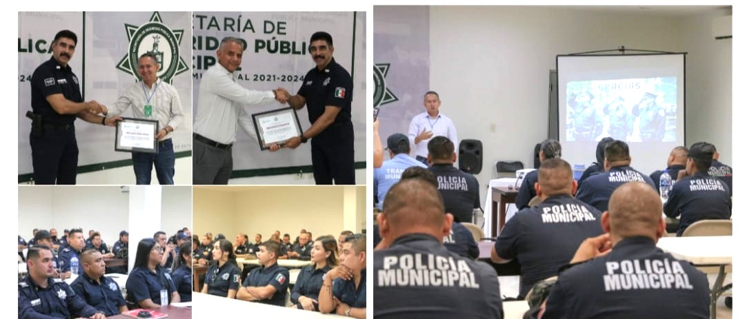 IMPARTEN TALLER ENFOCADO EN LA SOLUCIÓN DE CONFLICTOS A CORPORACIÓN POLICIAL DE CAJEME