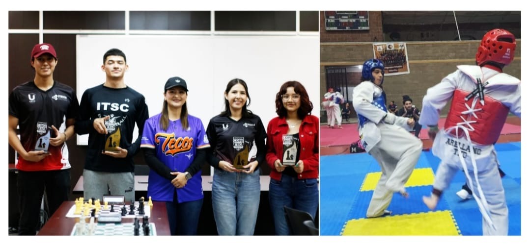Triunfan estudiantes de Itesca en competencia estatal de ajedrez y tae kwon do