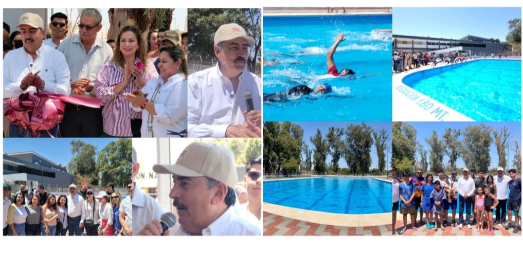 ENTREGA ALCALDE JAVIER LAMARQUE OBRA DE REMODELACIÓN DE ALBERCA OLÍMPICA DEL DEPORTIVO ÁLVARO OBREGÓN