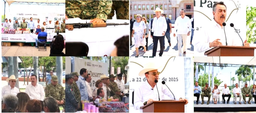 CON PROGRAMA “SÍ AL DESARME, SÍ A LA PAZ” FORTALECEN EN CAJEME SEGURIDAD Y PAZ SOCIAL