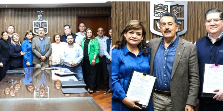 AVALA JAVIER LAMARQUE FIRMA DEL CONTRATO COLECTIVO DE TRABAJO ENTRE OOMAPASC Y SUTOC PARA EL PERIODO 2026-2028