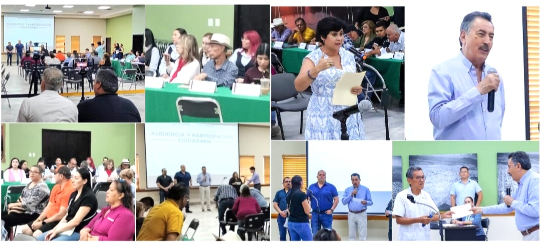 EN AUDIENCIA PÚBLICA REITERA ALCALDE INVITACIÓN A CUMPLIR CON IMPUESTO PREDIAL Y PAGO DE AGUA PARA TRADUCIRLO EN MÁS OBRAS CON BENEFICIO SOCIAL