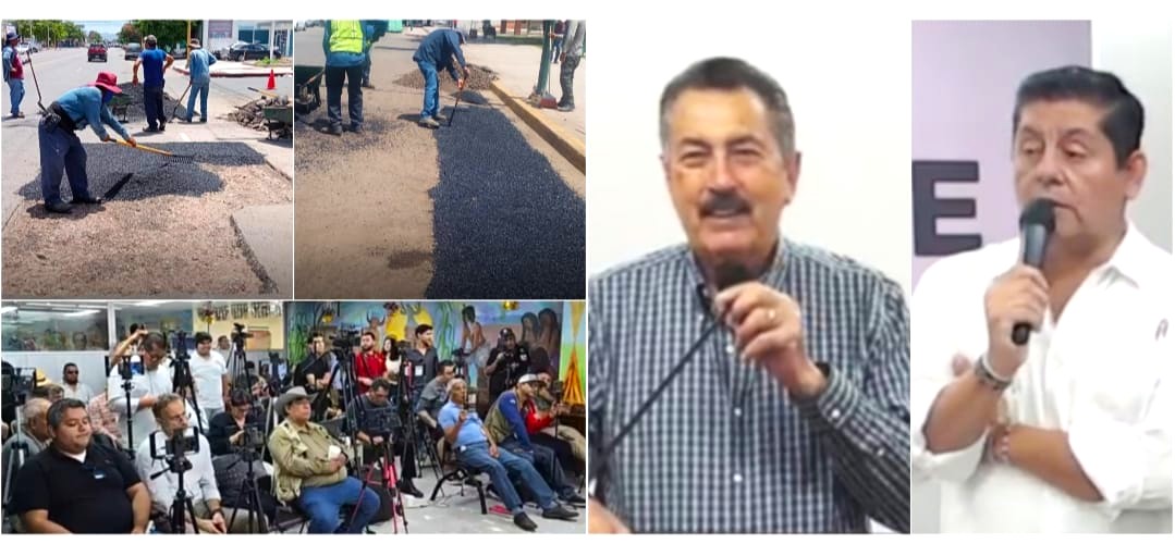 TRABAJA GOBIERNO DE CAJEME EN PROGRAMA DE BACHEO EN TODA LA CIUDAD