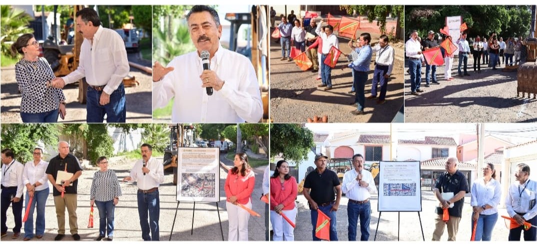 DA BANDERAZOS JAVIER LAMARQUE A OBRAS PÚBLICAS DE DESARROLLO URBANO EN CAJEME