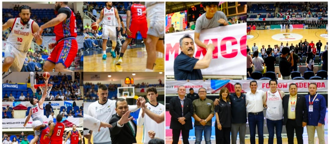 INAUGURA JAVIER LAMARQUE TORNEO “FIBA WORLD CUP PREQUALIFIERS CAJEME 2025”