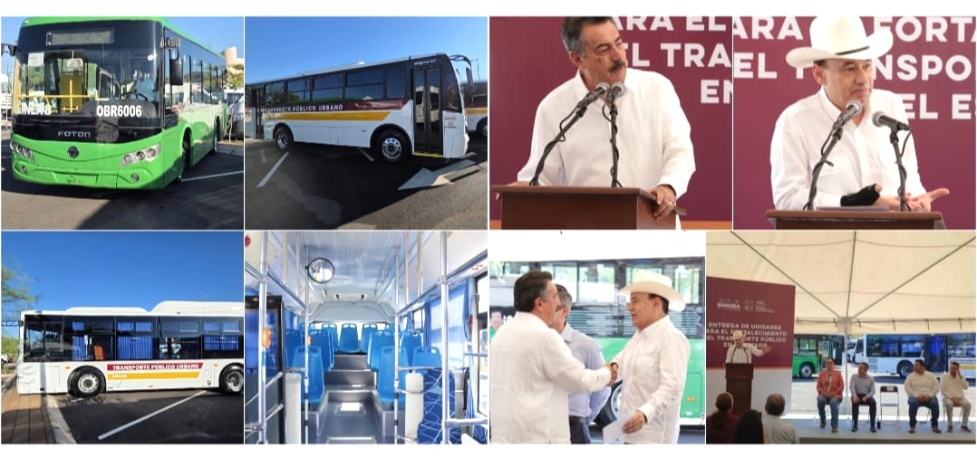 CAJEME RECIBE 31 NUEVAS UNIDADES DE TRANSPORTE PÚBLICO