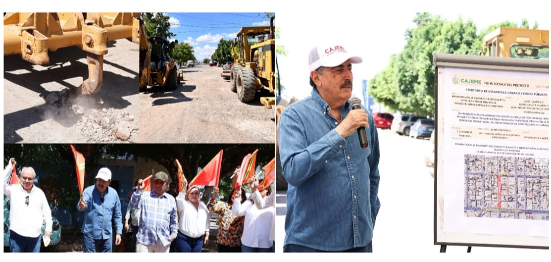 REFUERZA LAMARQUE IMPULSO EN MÁS OBRAS POR UN MEJOR CAJEME