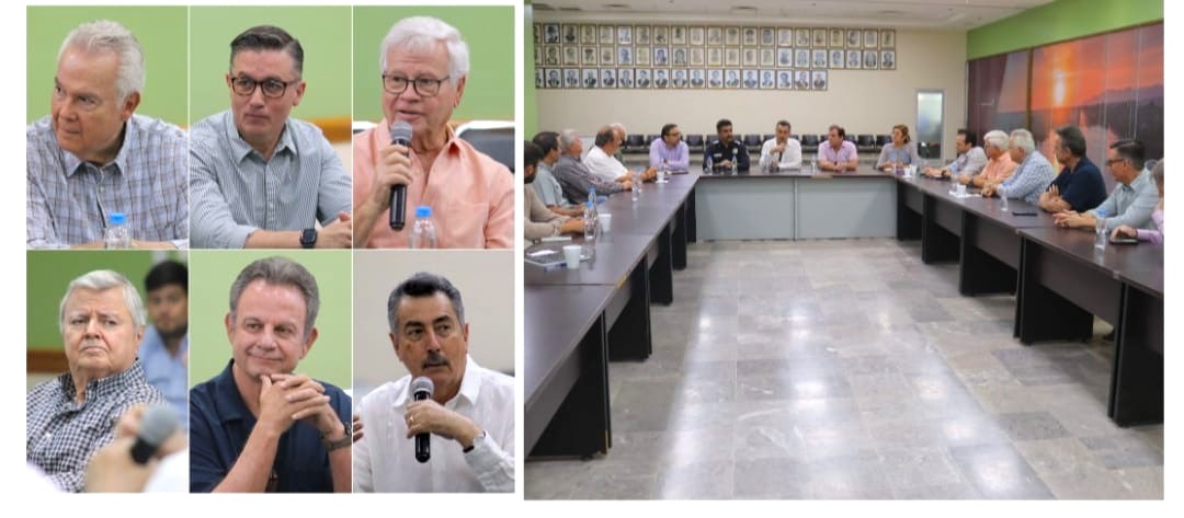 SE REÚNE JAVIER LAMARQUE CON EMPRESARIOS Y CAJEME CÓMO VAMOS.
