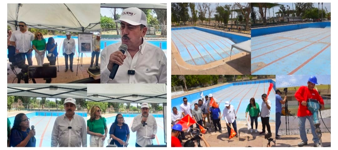 DA BANDERAZO ALCALDE A REMODELACIÓN DE ALBERCA DEL DEPORTIVO ÁLVARO OBREGÓN