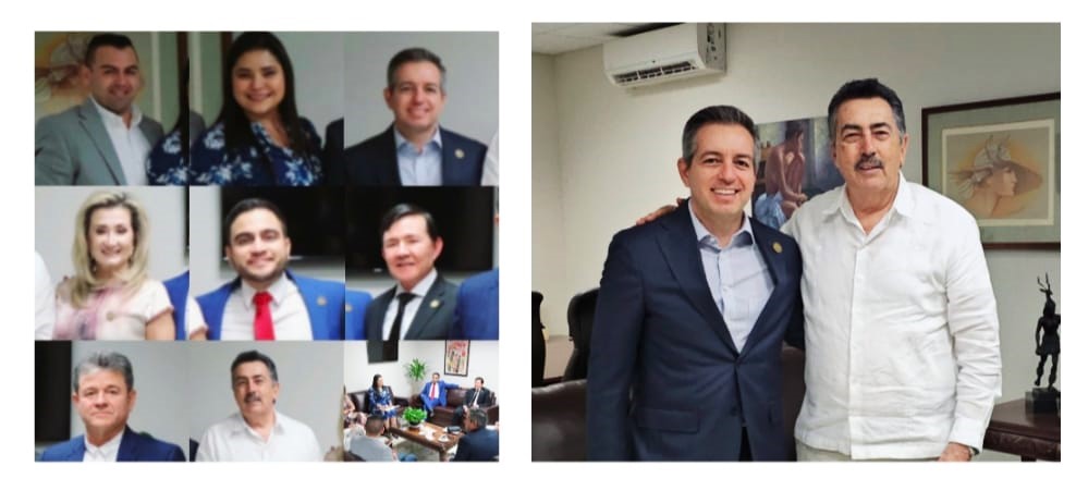 SE REÚNE JAVIER LAMARQUE CON INTEGRANTES DE LA COMISIÓN DE HACIENDA Y EL PRESIDENTE DEL CONGRESO DEL ESTADO DE SONORA