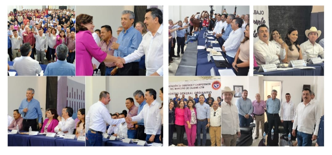 INAUGURA ALCALDE JAVIER LAMARQUE CONGRESO ORDINARIO DE LA CTM EN CAJEME