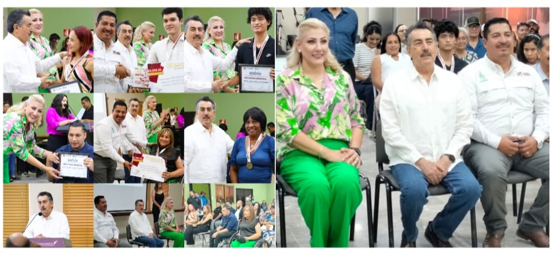 RECONOCE ALCALDE JAVIER LAMARQUE A LAS Y LOS DEPORTISTAS DESTACADOS 2024