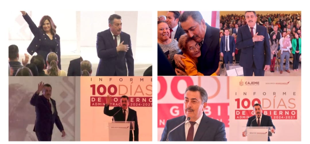 REFRENDA JAVIER LAMARQUE COMPROMISOS CON CAJEME AL PRESENTAR RESULTADOS SOBRE LOS PRIMEROS CIEN DÍAS DE GOBIERNO