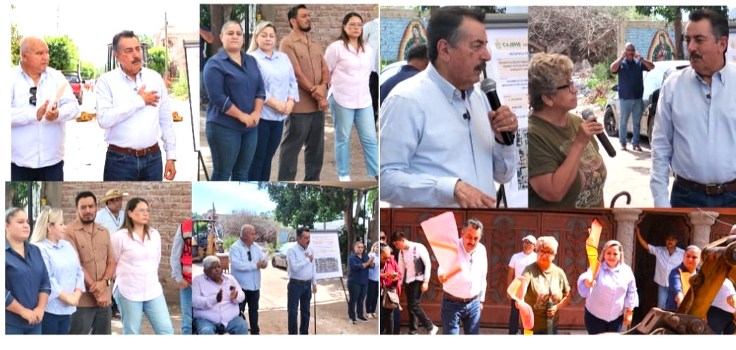 INICIA OBRA DE PAVIMENTACIÓN CON CONCRETO HIDRÁULICO EN LA CALLE GENERAL ANTONIO ROSALES EN LA COLONIA CAJEME