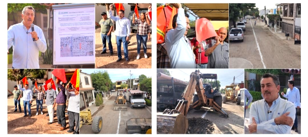 PONE EN MARCHA JAVIER LAMARQUE OBRA DE PAVIMENTACIÓN E INFRAESTRUCTURA HIDROSANITARIA EN CALLE VALLE DE ÁLAMOS
