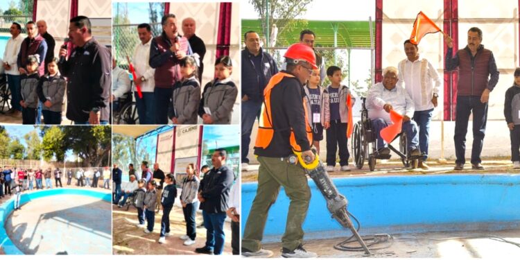 JAVIER LAMARQUE IMPULSA RECREACIÓN Y BIENESTAR SOCIAL CON CONSTRUCCIÓN DE CHAPOTEADERO