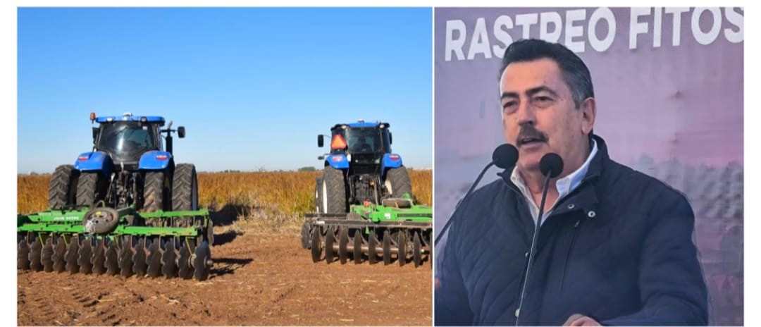 ACOMPAÑA JAVIER LAMARQUE AL GOBERNADOR ALFONSO DURAZO EN ARRANQUE DEL PLAN EMERGENTE DE RASTREO FITOSANITARIO EN CAJEME