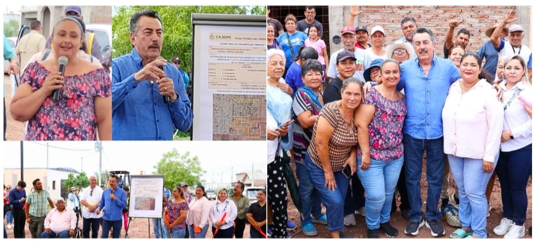 LLEGA EL DRENAJE Y AGUA POTABLE AL RODEO CON ARRANQUE DE OBRA DE JAVIER LAMARQUE