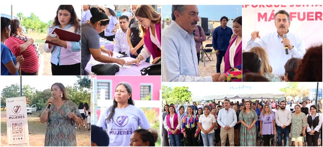 CON PROGRAMA “LA RUTA DE LAS MUJERES” LLEVAN BENEFICIOS A FAMILIAS DE LAS COLONIAS EL SAHUARO, NUEVA CREACIÓN Y RODEO 3