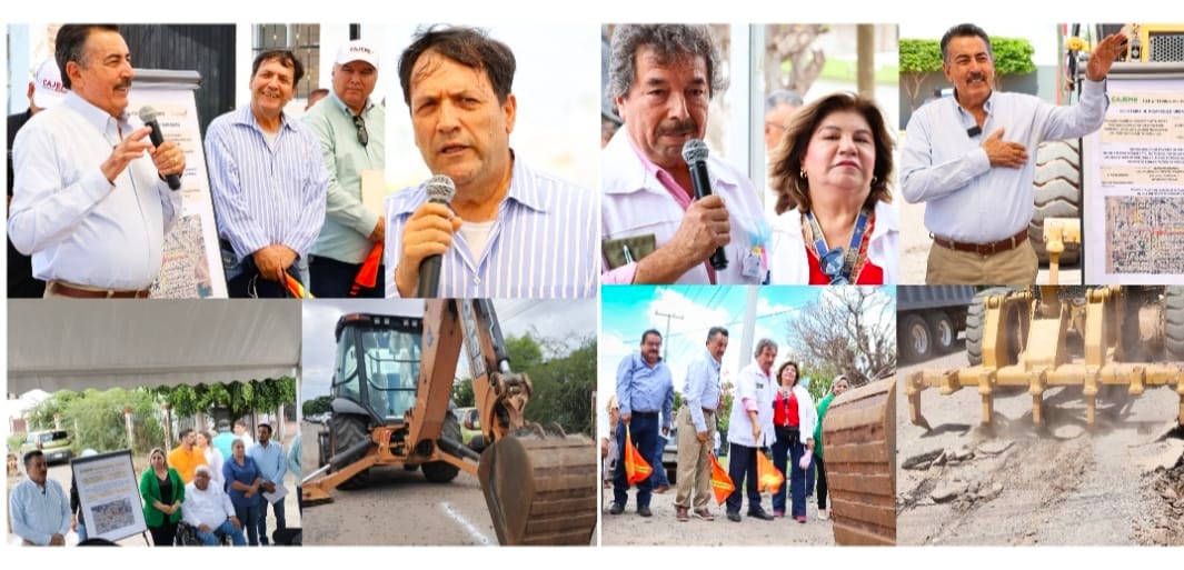 CONTINÚA JAVIER LAMARQUE CON MÁS OBRAS PARA EL BIENESTAR SOCIAL, DA BANDERAZO A PAVIMENTACIÓN, REHABILITACIÓN DE RED HIDROSANITARIA Y CONSTRUCCIÓN DE CRUCEROS