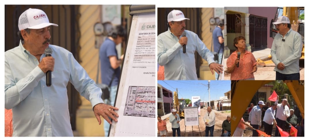 DA LAMARQUE CANO BANDERAZO A PAVIMENTACIÓN EN CALLE VALLE DEL SOYA