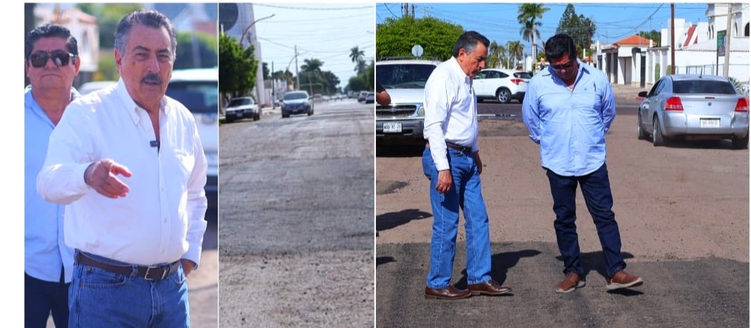 SUPERVISA ALCALDE JAVIER LAMARQUE OBRAS DE ALCANTARILLADO, BACHEO Y PAVIMENTACIÓN