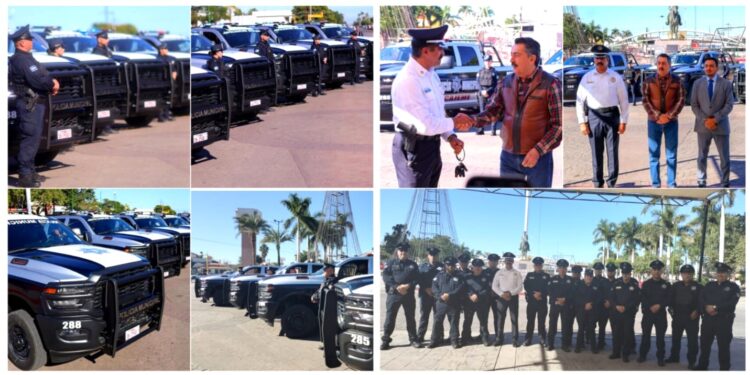 REFUERZAN PARQUE VEHICULAR DE SSPM CON ENTREGA DE CINCO PATRULLAS