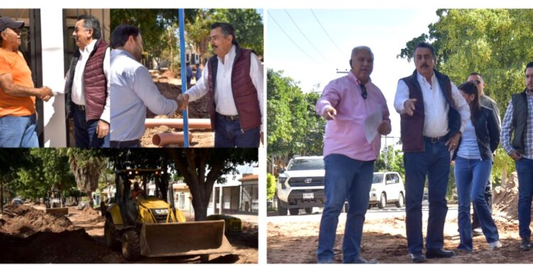 SUPERVISA JAVIER LAMARQUE AVANCE EN REHABILITACIÓN DE INFRAESTRUCTURA HIDRÁULICA, SANITARIA Y PAVIMENTACIÓN
