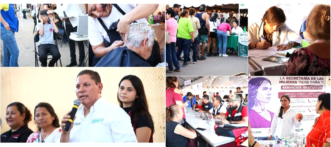 CON DÉCIMO TERCERA JORNADA DE SERVICIOS Y CUARTA FERIA DE LA PAZ BENEFICIA GOBIERNO MUNICIPAL A FAMILIAS DE LA COLONIA VALLE VERDE